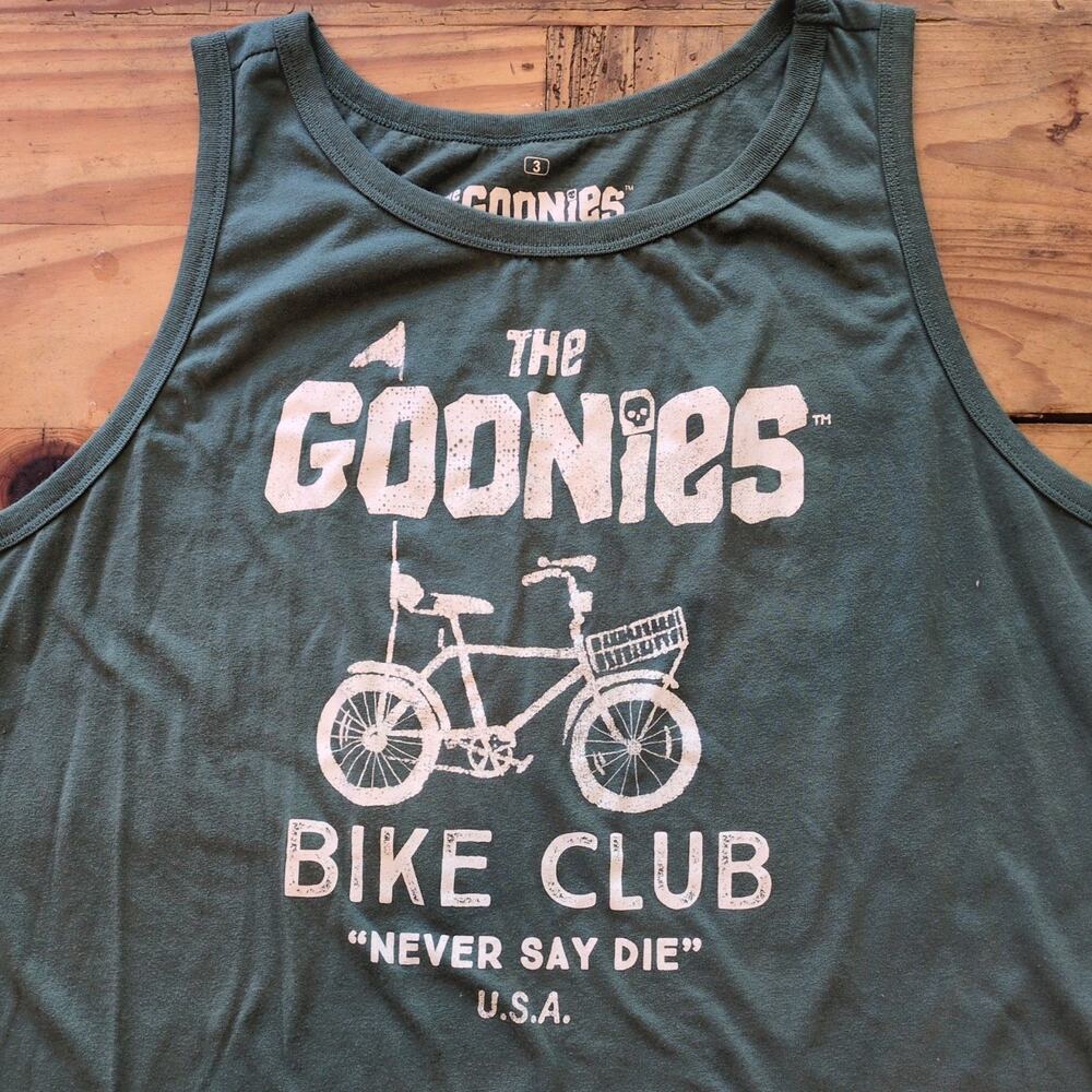 The Goonies Movie Tank Top Sz 3XL Skull Bike Club 80s Retro Punk Summer Movies